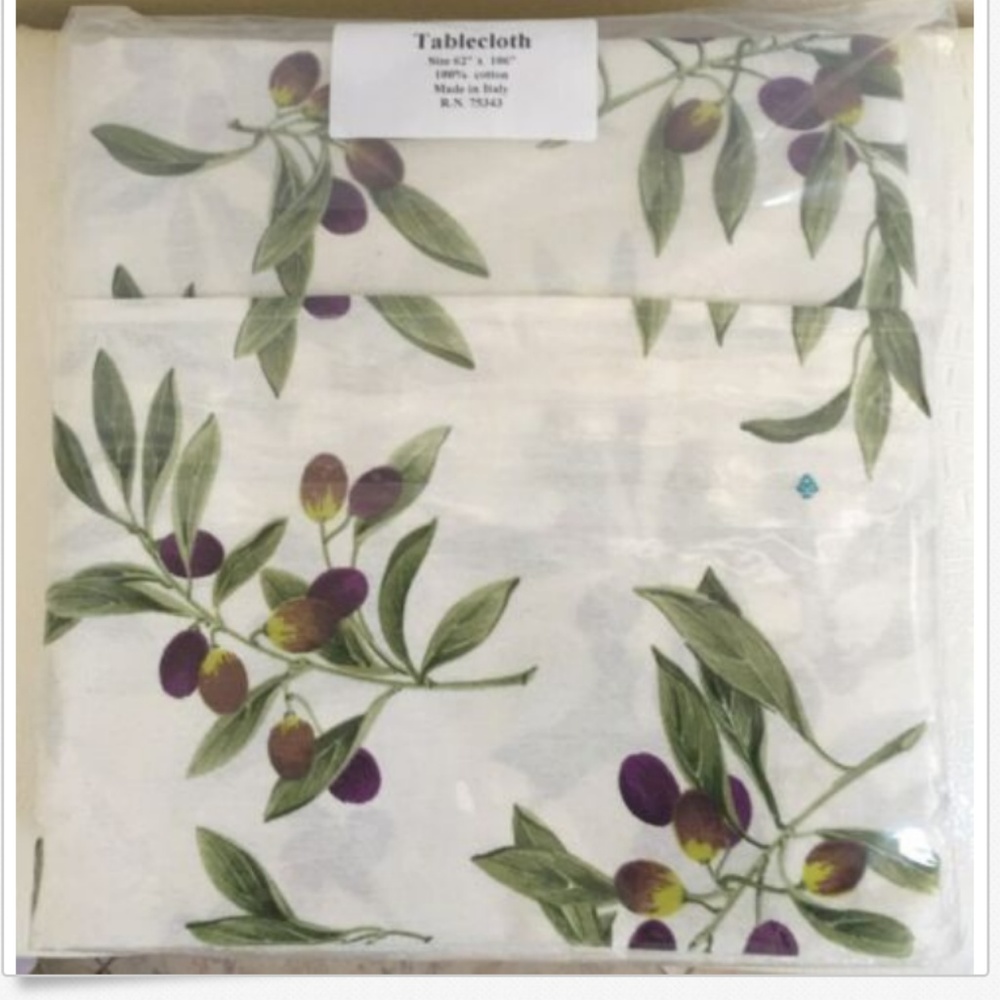 TABLECLOTH TESSITURA RANDI 1931 OLIVE VINE - Picture 2 of 6